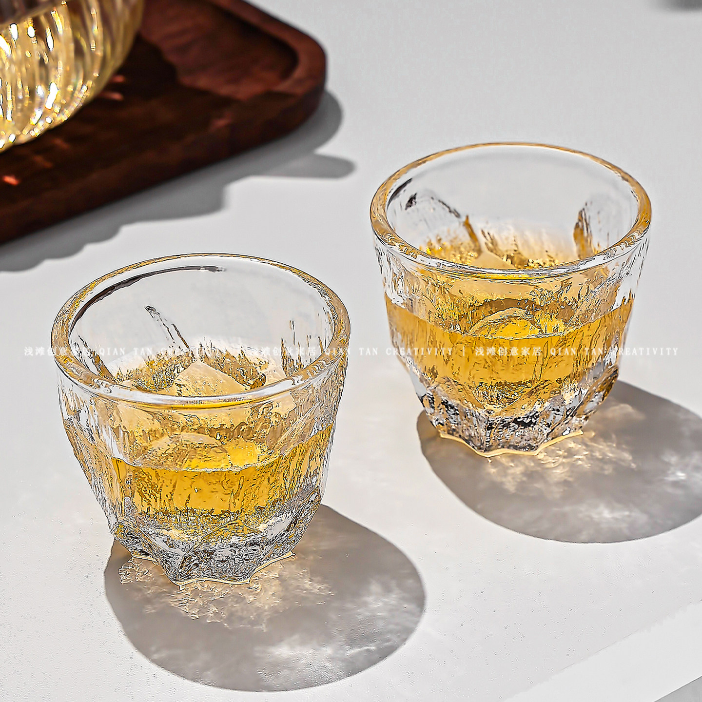 2025新款高端玻璃茶杯套装6只主人杯水杯透明家用办公室茶具品茗