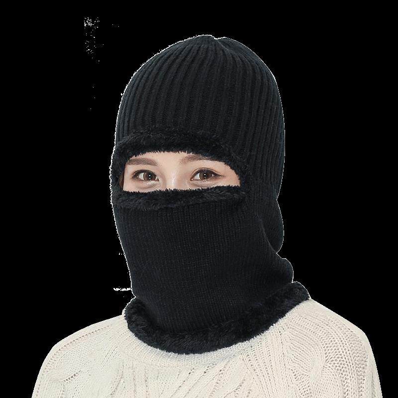 冬季保暖头套男女防风帽防寒面罩冬天骑行围脖护脸罩骑电动车装备