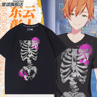 世界计划多彩舞台东云彰人神高祭纯棉短袖cos日常T恤男女上衣衣服
