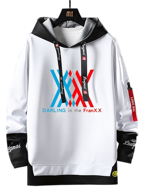 darling in thefranxx周边卫衣国家队02动漫衣服男女连帽上衣外套