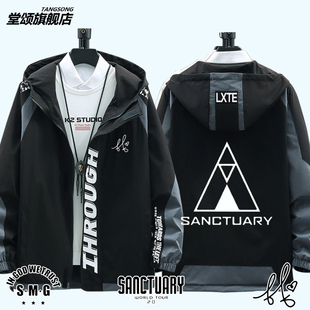 林俊杰夹克SMG圣所演唱会衣服时尚男女上衣休闲潮流ins加绒外套潮
