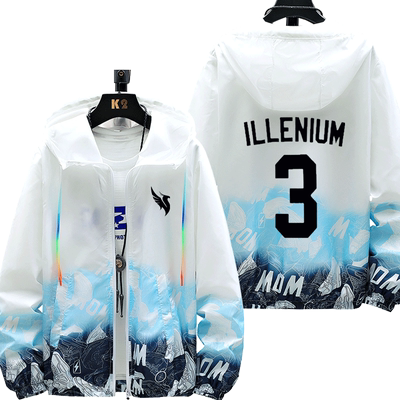 DJ凤凰之子 ILLENIUM PRISM SCOOP防晒衣服男女超薄夹克透气外套