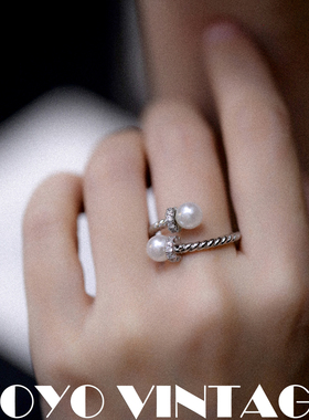 复古风轻奢百搭意大利手工戒指