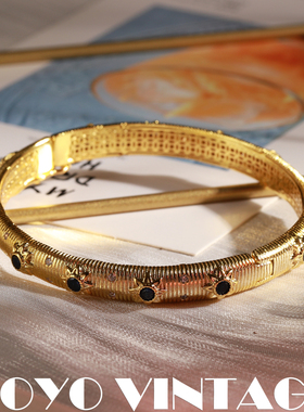 云端复古风轻奢中古欧美手镯