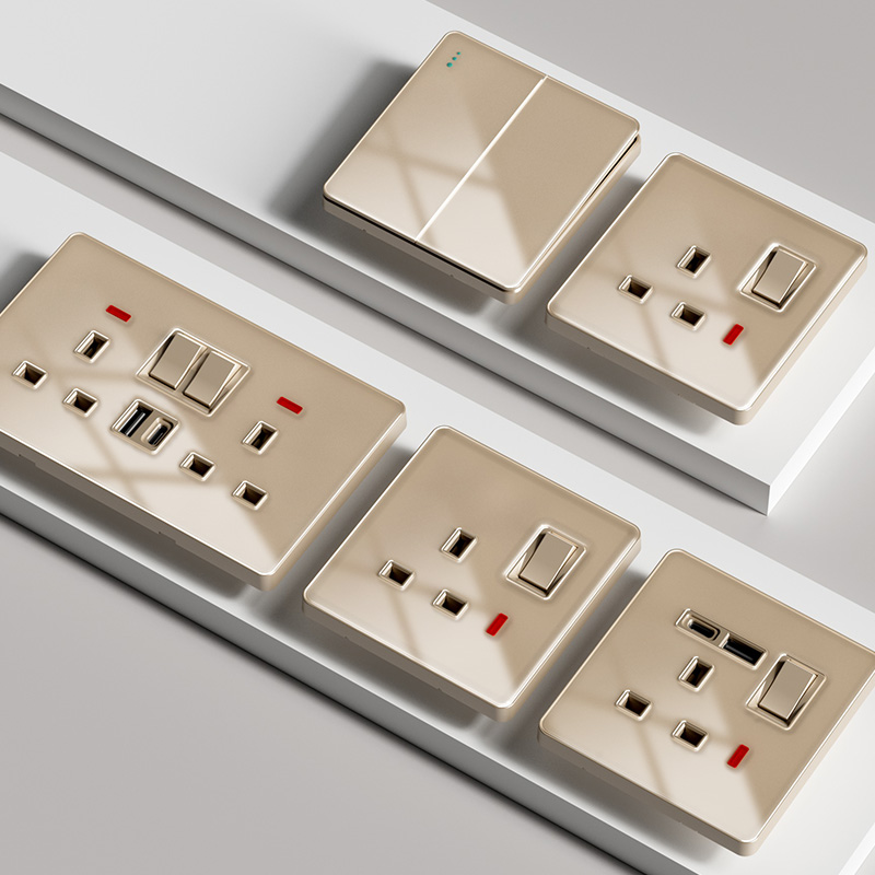 港澳英式13ausb充电插座开关