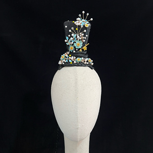 古典舞蹈头饰独舞艺考剧目采菊东篱下同款发包中国风舞台表演发饰