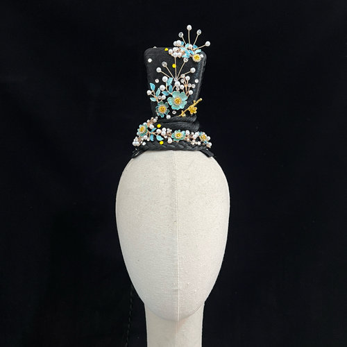 采菊东篱下古典舞蹈表演头饰