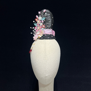 饰良人古典舞蹈独舞剧目醉花溪同款民间舞艺考舞台演出表演头饰