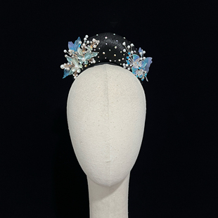 儿童古典舞蹈筝筝纸鸢艺考独舞舞台演出表演头饰民间舞蹈头饰