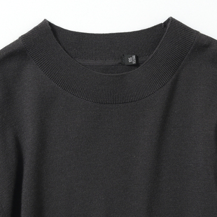 打底毛衣精纺美丽诺羊毛针织衫 半高领薄款 男士 可机洗100%纯羊毛衫