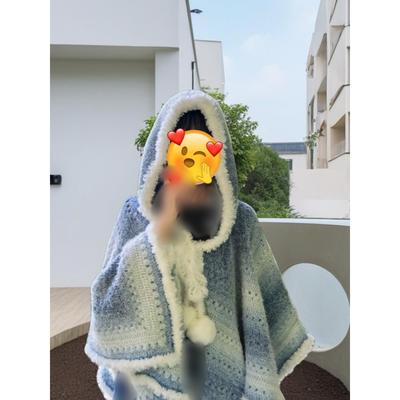 新款时尚七星斗篷披肩手工