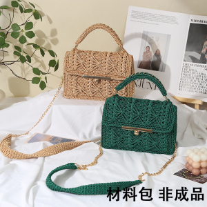 香格斜挎包女士手工编织有视频教