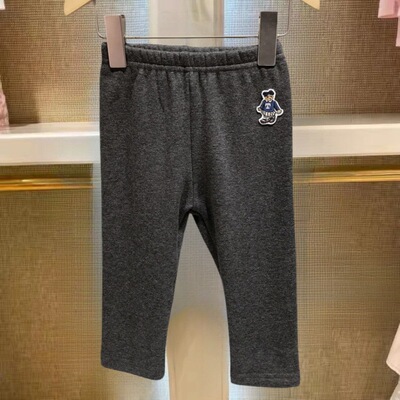 韩版冬季新款儿童4色加绒打底裤休闲裤保暖长裤MS4111801