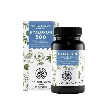 德国Hyaluron口服玻尿酸500mg水光片透明质酸胶原蛋白补水嫩肤