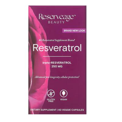 15年老店香港直邮 ReserveAge 白藜芦醇  100-1000毫克