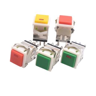 方形按钮开关KD2-24无灯KD2-23自锁KD2-22复位KD2-21带灯