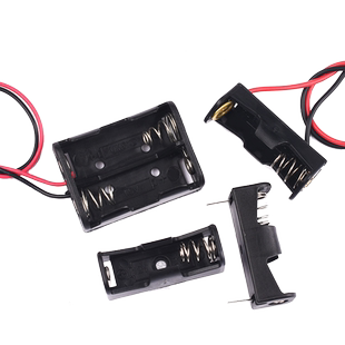 12v23A电池盒 单/双节 门铃 汽车遥控 二节电池座 27a 带线/插针