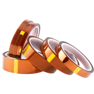 金手指耐高温胶带聚酰亚胺金属胶带茶色无痕耐热绝缘高温