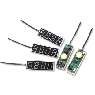 LED数码管电子钟 数字时钟模块 夜光车载时钟 温度 高精度RX8025T