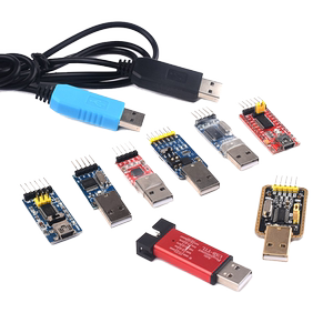 USB转TTL USB转串口下载器线CH340G模块RS232升级/刷机板线PL2303