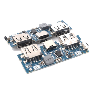 Type-c充电口双usb充电宝电源板升压模块2.4A移动电源DIY主板5V
