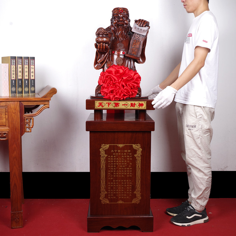 落地佛像供奉办公室大厅财神爷