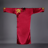 中国风婚礼礼服复古套装 伴郎服中式 马褂民国风长衫 男装 兄弟装 秋季