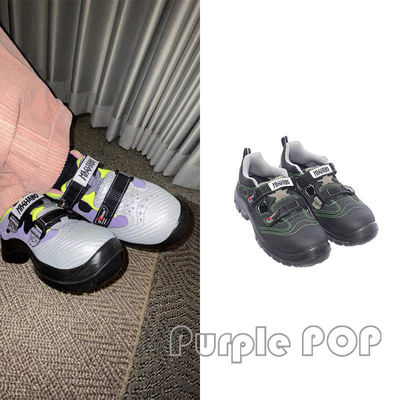 POP买手店 MAGLIANO 断码折价 圆头魔术贴镂空拼色休闲运动鞋
