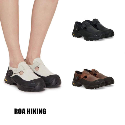 折扣 ROA HIKING 玛丽珍厚底乐福鞋小众户外休闲圆头皮鞋