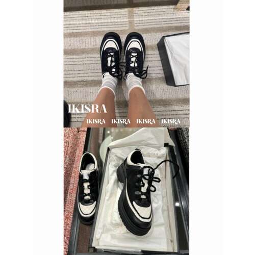 外搭26B黑白熊猫色休闲板鞋