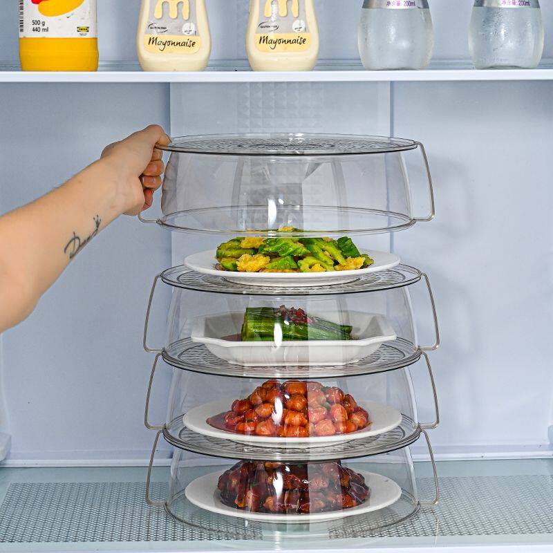 保温菜罩家用盖饭菜防尘罩透明剩菜罩食物罩多功能多层加高餐桌罩