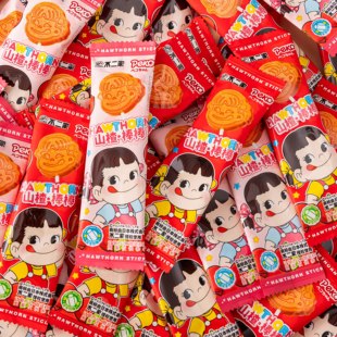 不二家山楂棒棒糖宝宝生日满月伴手喜糖过年年货摆盘招待糖果零食