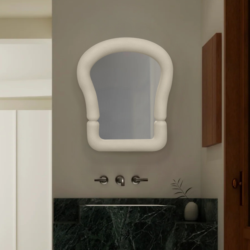 直销奶油ins北欧设计化妆镜高清