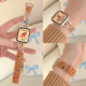适用applewatchS11可爱星星人硅胶磁吸回环表带iWatch10 腕带 7卡通印花苹果手表ultra运动透气SE硅胶细款