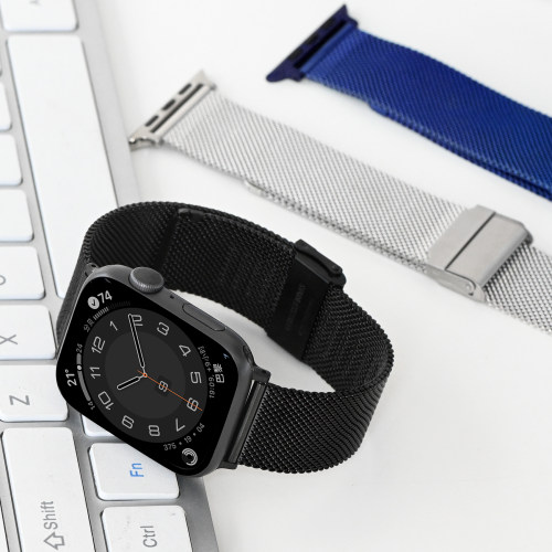 适用iWatch米兰尼斯卡扣金属表带
