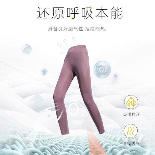 利蜂/LOUIS ROYER 零束缚元气裤/打底裤/瑜伽裤 清爽透气 零束缚