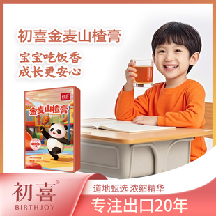 初喜金麦山楂膏营养果泥山楂膏零食酸酸甜甜便携装 100g