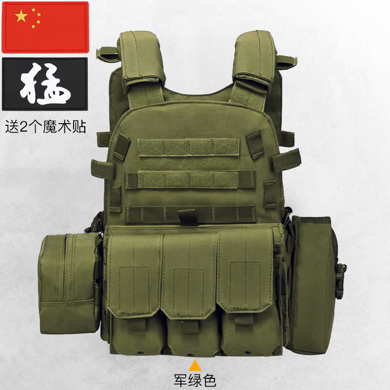 儿童多功能装备CS背衣作战背心吃鸡三级甲防弹衣服两栖战术马甲