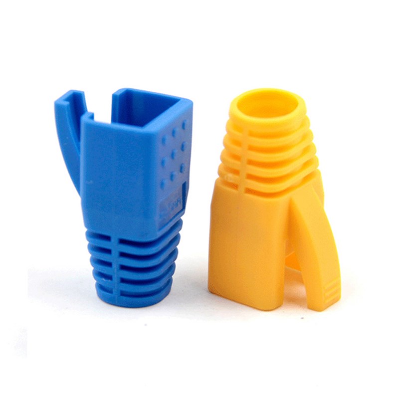 超六类七类网线水晶头护套CAT6 7万兆网络水晶头保护套100颗