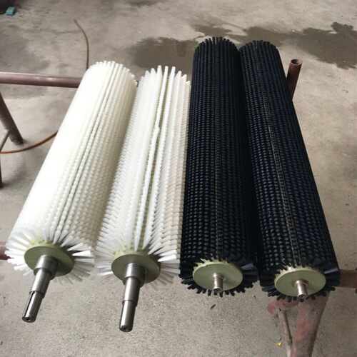 工业毛刷辊滚筒刷尼龙钢丝打磨除锈抛光清洗机筛沙机圆柱圆形毛刷