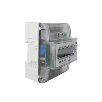 厂促爆品导轨式 三相四线多功能电能表380v工业电表电子式有功品