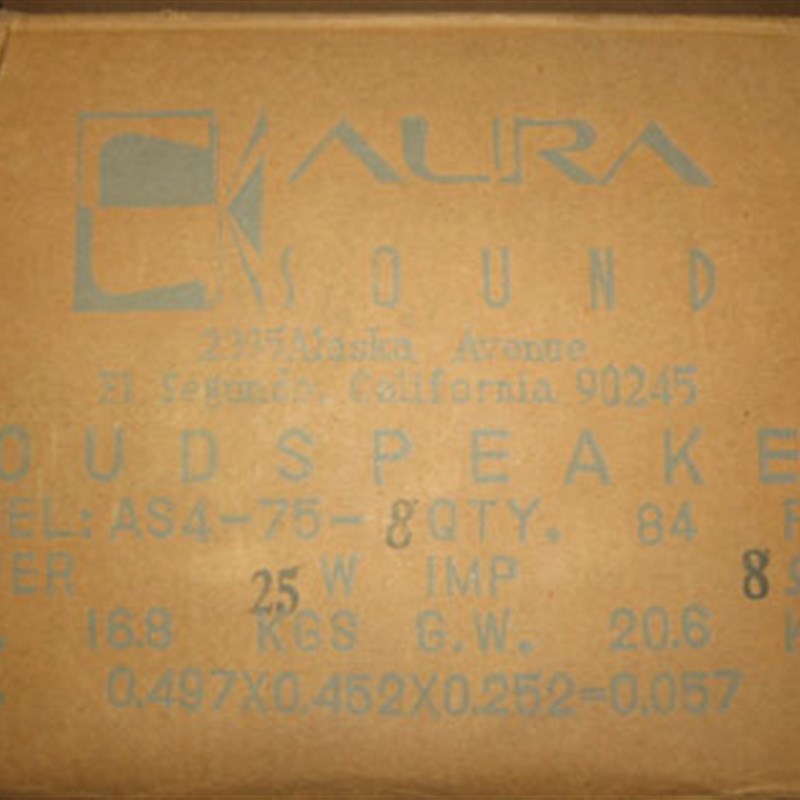 AURA优雅4寸钴磁全频喇叭配对另有配套铁压圈和密封垫圈