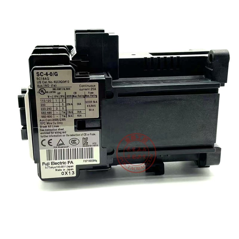 原装进口富士直流接触器SC-4-0/G DC24V DC110V 接触器 18A