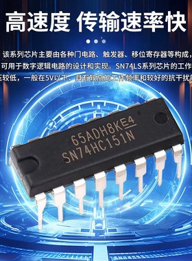 SN74LS00 01 02 03 04 05 06 07 08 09 10 11 14 N芯片DIP-14直插