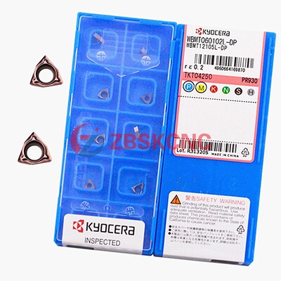 正品京瓷桃型镗孔刀片WBMT060102/060104L-DP PR930 不锈钢