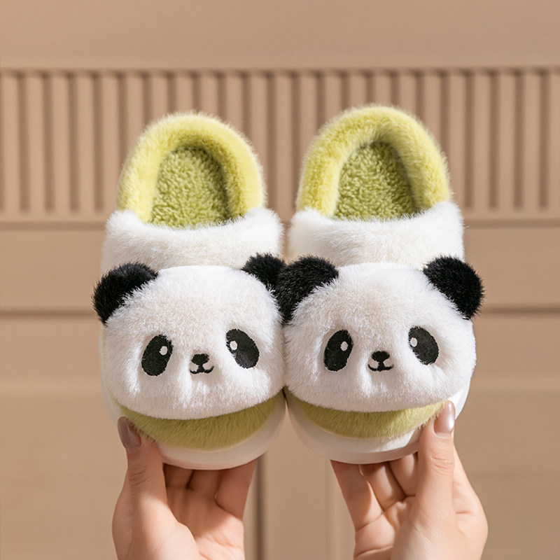 儿童棉拖鞋室内家居毛毛秋冬毛拖鞋冬季棉鞋男童女童厚底宝宝拖鞋