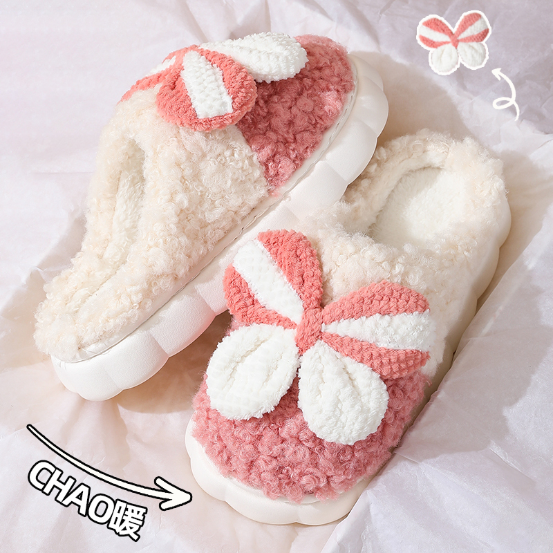 棉拖鞋保暖包头居家室内