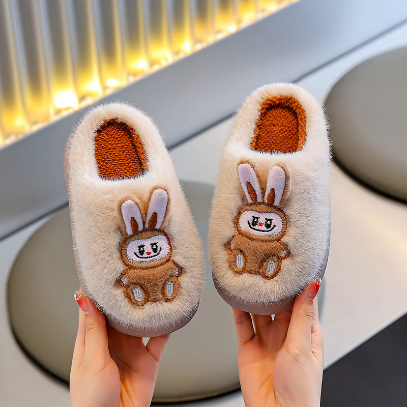 儿童棉拖鞋女童可爱卡通兔子新款居家用室内厚底宝宝棉拖鞋男孩,童鞋/婴儿鞋/亲子鞋,儿童棉拖鞋,淘宝优惠券,粉丝福利购,淘宝优惠卷