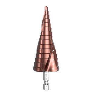 宝塔钻头高硬度金属不锈钢开孔器M35钻铁开口扩孔打孔塔型阶梯钻