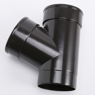 铝合金雨水管斜三通方形正三通落水管系统别墅外墙下水管安装配件